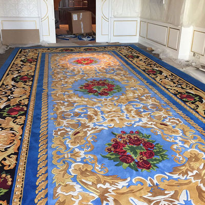 Tapis de sol d'hôtel 5 étoiles en couleur personnalisée pour le salon de luxe de design moderne