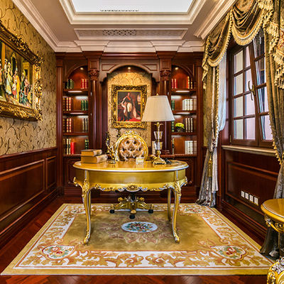 Tapis en laine à la main en soie pour salon salle à manger couloir villa