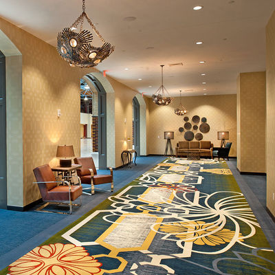Tapis de soie artisanale antidérapant pour les couloirs des hôtels 5 étoiles et les chambres commerciales