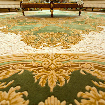 Tapis de soie artisanale antidérapant pour les couloirs des hôtels 5 étoiles et les chambres commerciales