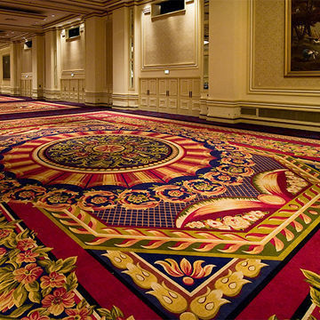 Tapis d'hôtel en style jacquard classique pour salle de banquet