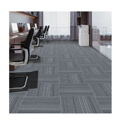 Pvc antidérapant avec support de style moderne de luxe 100% Pp carreaux de bureau pour le commerce