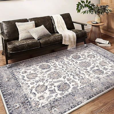 Tapis décoratif d'impression sur mesure pour le sol de salon moderne