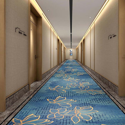 Tapis de banquet à motifs floraux pour le couloir des hôtels de luxe et la salle de bal du casino