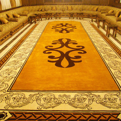 Modèle abstrait personnalisable Tapis de chambre d'hôtel Tapis mur à mur Tapis faits à la main Tapis en mousse