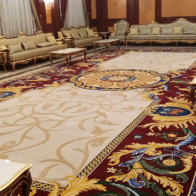 Modèle abstrait personnalisable Tapis de chambre d'hôtel Tapis mur à mur Tapis faits à la main Tapis en mousse