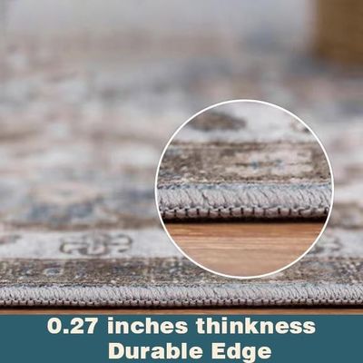 8*10 Tapis et tapis lavables personnalisés pour la décoration du sol à domicile