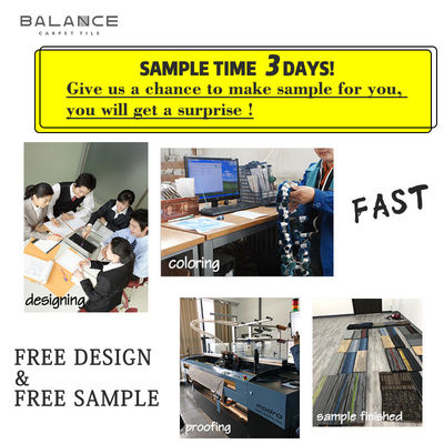 Carpet de salle de réunion de Pékin 25x100 avec traitement antimicrobien et support en PVC