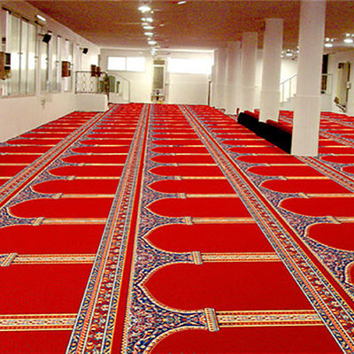 Tapis de prière de mosquée 100% acrylique solution tuftée à la main teinte revêtement de sol islamique