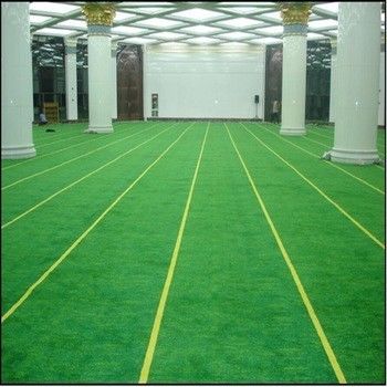 Tapis de prière de mosquée 100% acrylique solution tuftée à la main teinte revêtement de sol islamique
