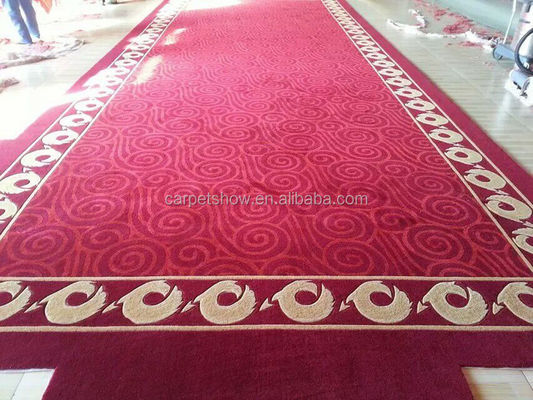 Les fibres acryliques du matériau de laine de Zélande tapis rouge de célébrité dans tapis de laine fait à la main