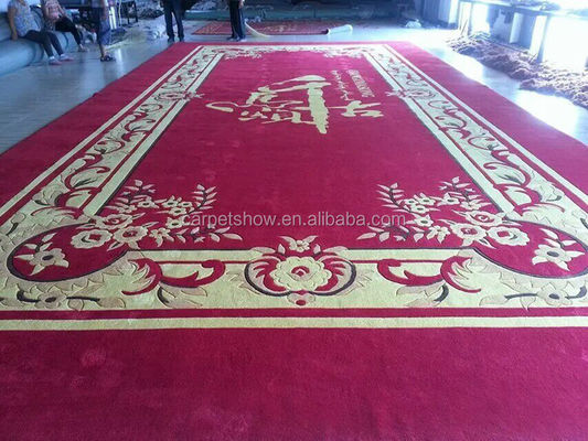 Les fibres acryliques du matériau de laine de Zélande tapis rouge de célébrité dans tapis de laine fait à la main