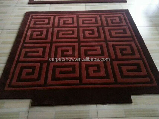 Les fibres acryliques du matériau de laine de Zélande tapis rouge de célébrité dans tapis de laine fait à la main