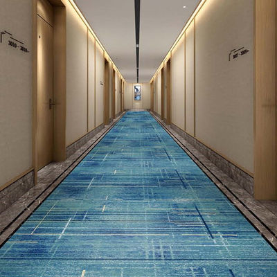 Corridor de mur à mur Tapeau d'impression en nylon Tapis pour salles de réunion Forme rectangulaire