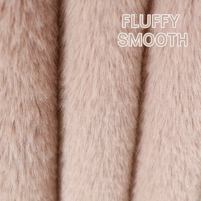 Abstract motif rose faux fourrure tapis de lapin doux longue pile tapis moelleux pour le salon