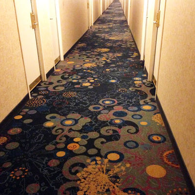 Impression personnalisée de motif floral de luxe musulman de la mosquée tapis de sol pour les bureaux hôtel et résidentiel