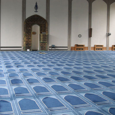 Tapeau à pile coupé à la main pour l'hôtel de la mosquée 100% acrylique 10 mm Tissu de coton à dos