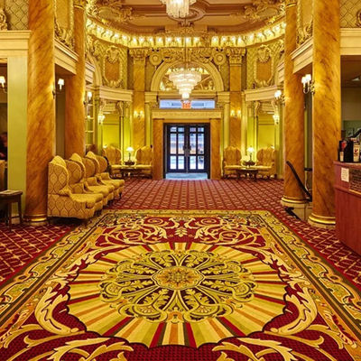 Moderne design personnalisé style commercial tapis en nylon pour le hall et la chambre d'hôtel