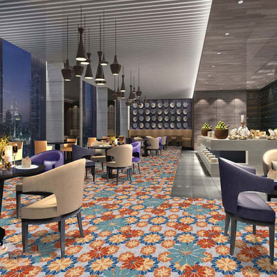 Tapis de haute qualité, plancher en nylon commercial pour le hall d'hôtel et tapis ignifuges