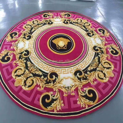4Tapis acrylique en forme de fleur rose personnalisé pour chambre d'enfant et espace de prière pour adultes