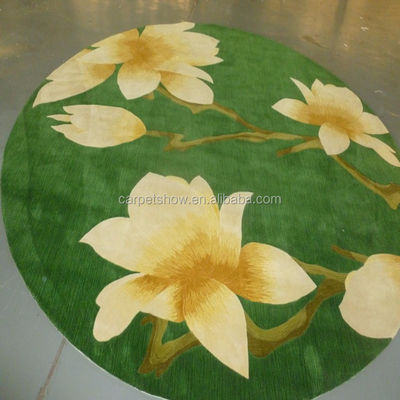 4Tapis acrylique en forme de fleur rose personnalisé pour chambre d'enfant et espace de prière pour adultes
