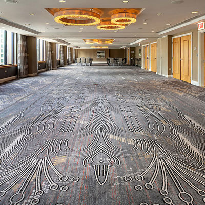 Design Abstract Pattern Ligne à l'épreuve du feu Matériau PP Tapis d'hôtel pour salon moderne