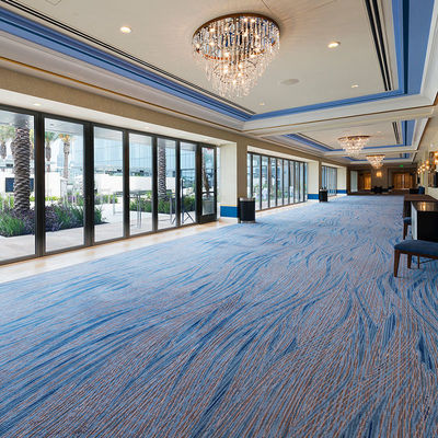 Design Abstract Pattern Ligne à l'épreuve du feu Matériau PP Tapis d'hôtel pour salon moderne