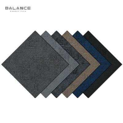 Piles à boucle de niveau multifonctionnel 50x50cm ou planche Carpet commercial 100% SD Modulaire en nylon
