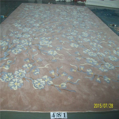 Design moderne Technique de piles coupées tuftées 10 mm Épaisseur ovale 100% tapis en laine fait à la main pour la maison