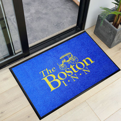 Modèle abstrait Tapis d'entrée en nylon à haute densité lavable