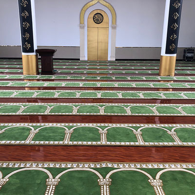 OEM ODM Oui 100% PP Impression personnalisée Tapis de mosquée pour salle de prière 550g/m2