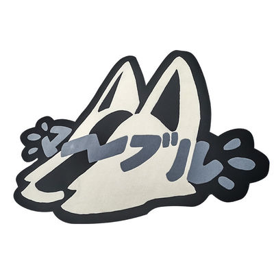 Sneaker personnalisé à dessin animé en 3D Logo de conception en coupe sous pression Tapis de surface
