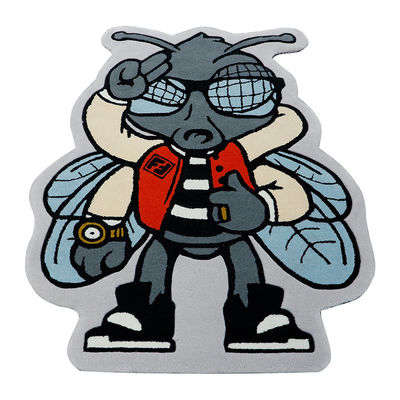 Sneaker personnalisé à dessin animé en 3D Logo de conception en coupe sous pression Tapis de surface