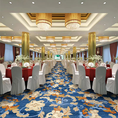 Décoration du hall du hall d'entrée de l'hôtel avec des tapis de sol imprimés modernes en vrac