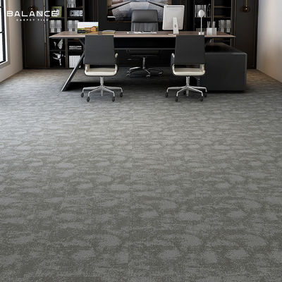 50 X 50 Mulit niveau boucle pile lavable commerciaux noir carpet de bureau carreaux pour le bureau