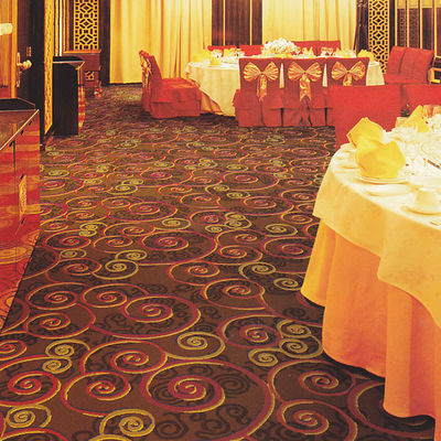 Abstract modèle mur à mur couloir tapis d'impression en nylon pour salle à manger de l'hôtel
