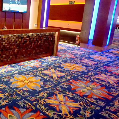 Tapis de sol en laine de luxe pour les hôtels Cinéma Théâtre Design Modèle sur mesure Fabriqué