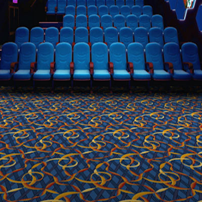 Tapis de sol en laine de luxe pour les hôtels Cinéma Théâtre Design Modèle sur mesure Fabriqué