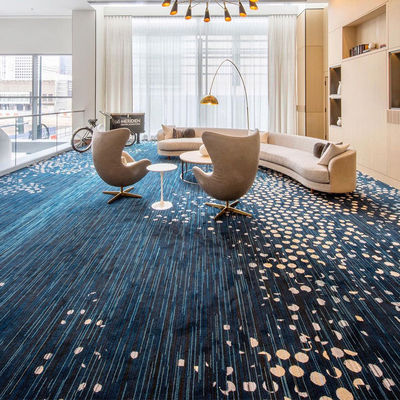 Tapis de sol en laine de luxe pour les hôtels Cinéma Théâtre Design Modèle sur mesure Fabriqué