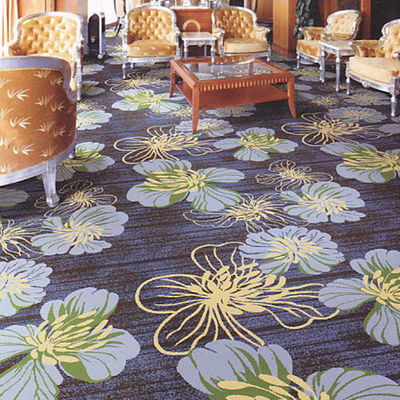 Rectangle Hôtel Lobby Hall Laine Moquette Machine Tufting Corridor Couloir 3D Tapis