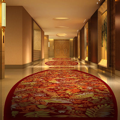 Design personnalisé de tapis en nylon imprimé pour la décoration de chambre d'hôtel