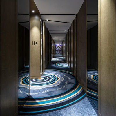 Tapis de soie en laine à la main pour les couloirs, décoration intérieure d'hôtel de luxe