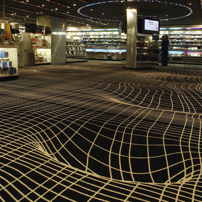 Exemple de tapis de salle de bal en nylon écologique imprimé mur à mur