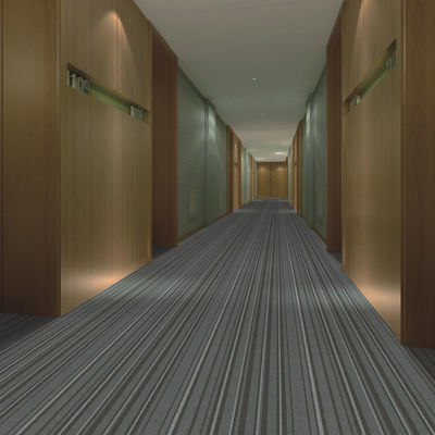 3.66m Largeur 7mm Hauteur de pile Coupe boucle Paroi à paroi Rouleau de tapis pour les chambres d'hôtel Salons Chambres à coucher Matériau PP