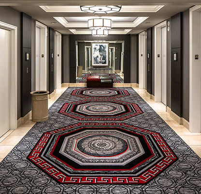 Tapis d'hôtel 80% laine 20% nylon plancher de salle de banquet Axminster personnalisable OEM ODM