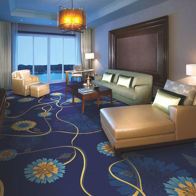 3D Flower Design Wool Nylon Axminster Hôtel Résidus de tapis pour les chambres Prière voitures
