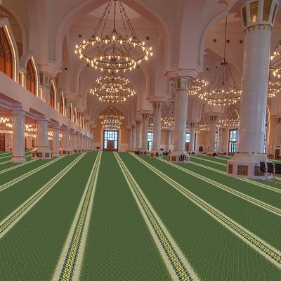 Tapis de mosquée Axminster personnalisé avec du rouleau Jacquard de tapis Axminster Broadloom