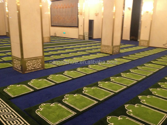 Tapis de mosquée Axminster personnalisé avec du rouleau Jacquard de tapis Axminster Broadloom