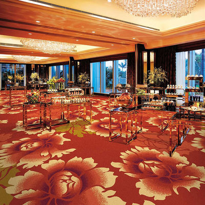 Polyester avec support Axminster Floral Design tapis imprimé commercial avec et broadsloom