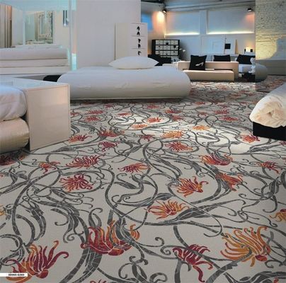 Polyester avec support Axminster Floral Design tapis imprimé commercial avec et broadsloom